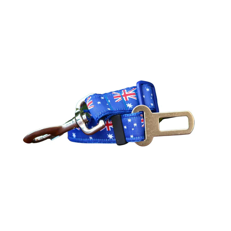 Australian Flag Pet Seatbelt Tether